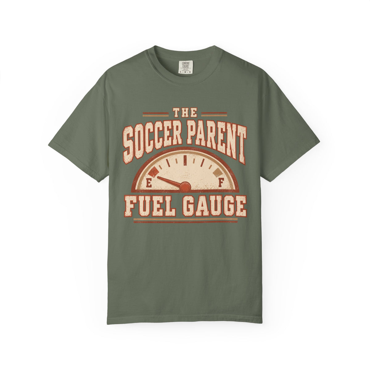 The Soccer Parent Fuel Gauge Illustrated T-shirt