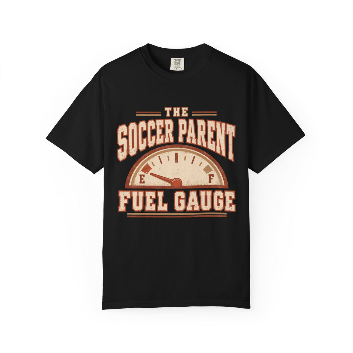 The Soccer Parent Fuel Gauge Illustrated T-shirt