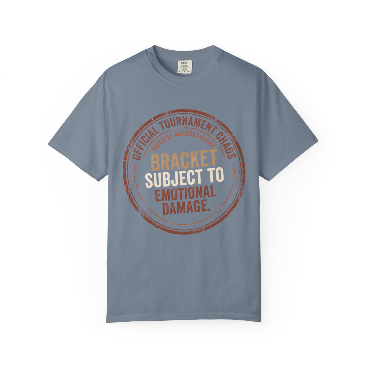 Bracket Subject To Emotional Damage. Typography T-shirt