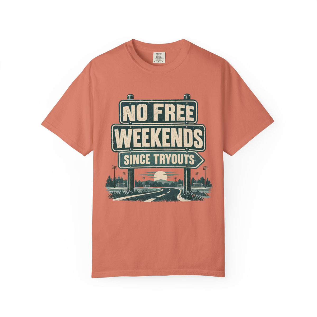No Free Weekends Since Tryouts Illustrated T-shirt