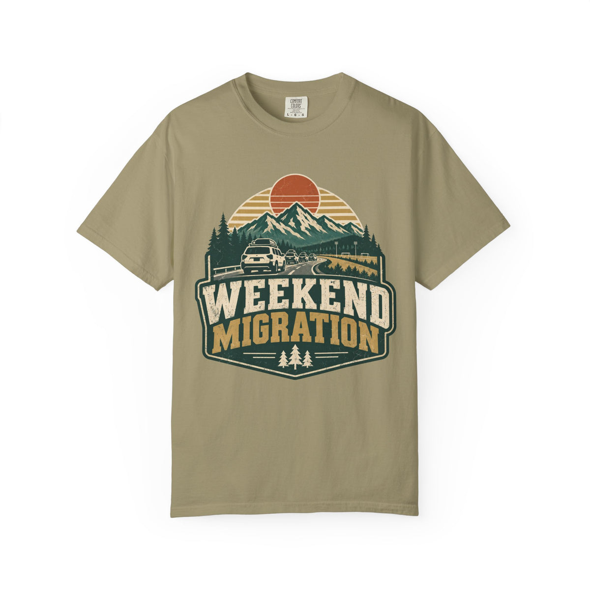 Weekend Migration Illustrated T-shirt