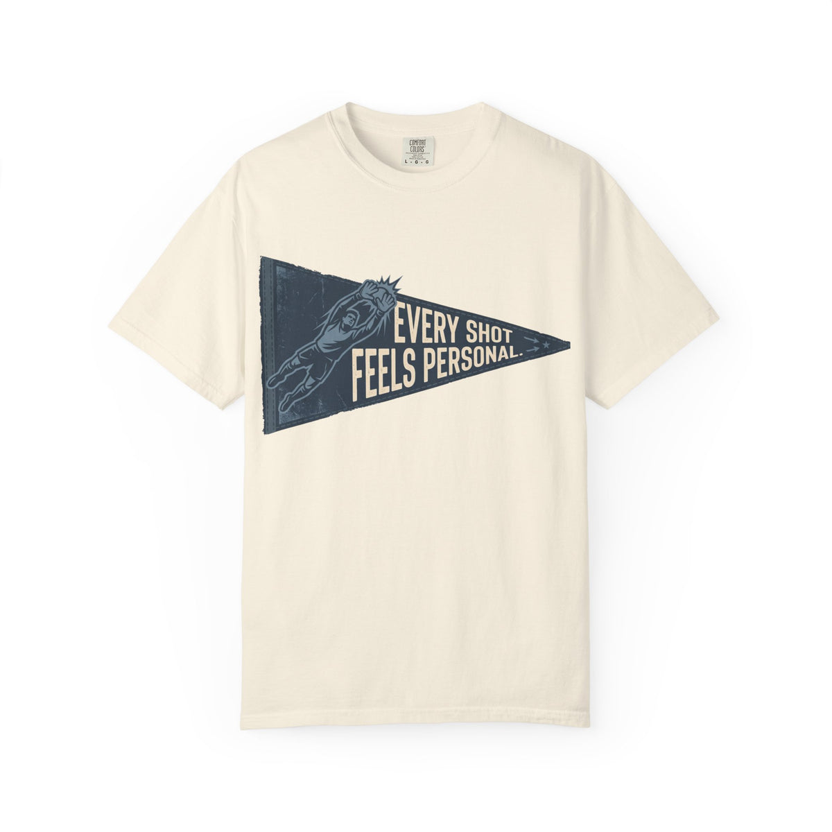 Every Shot Feels Personal. Illustrated T-shirt