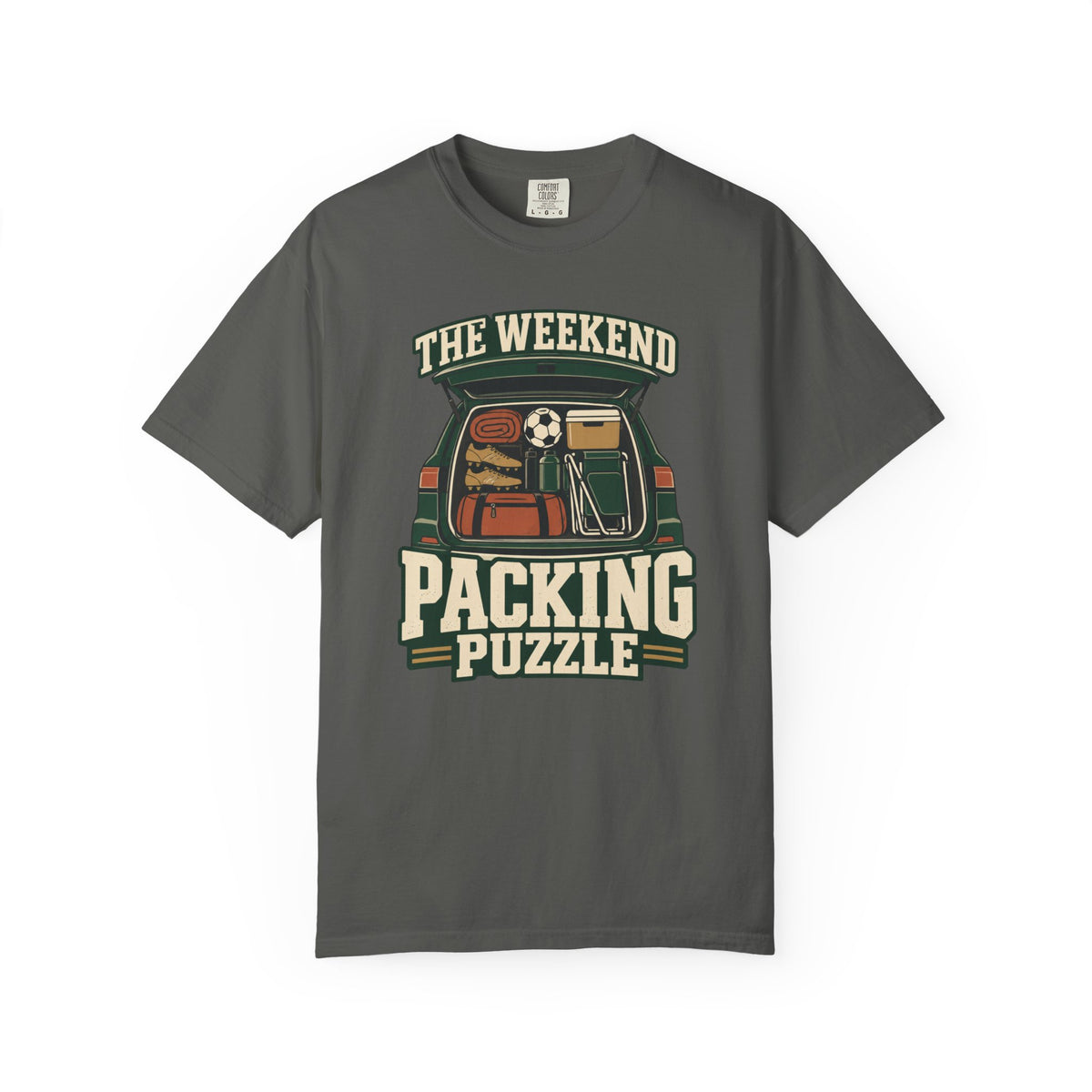 The Weekend Packing Puzzle Illustrated T-shirt
