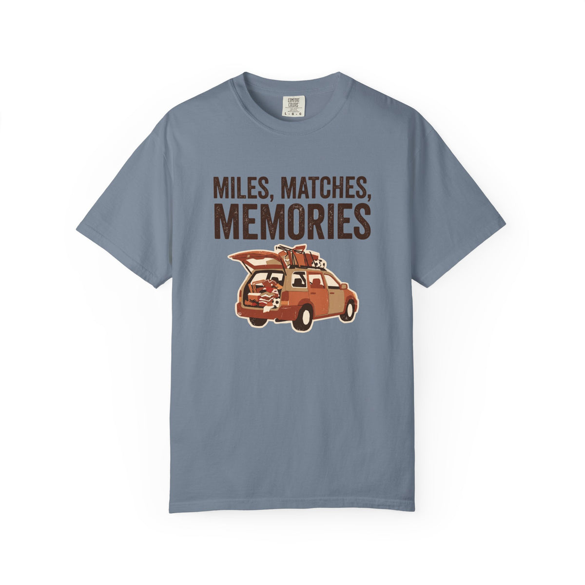 Miles, Matches, Memories Illustrated T-shirt