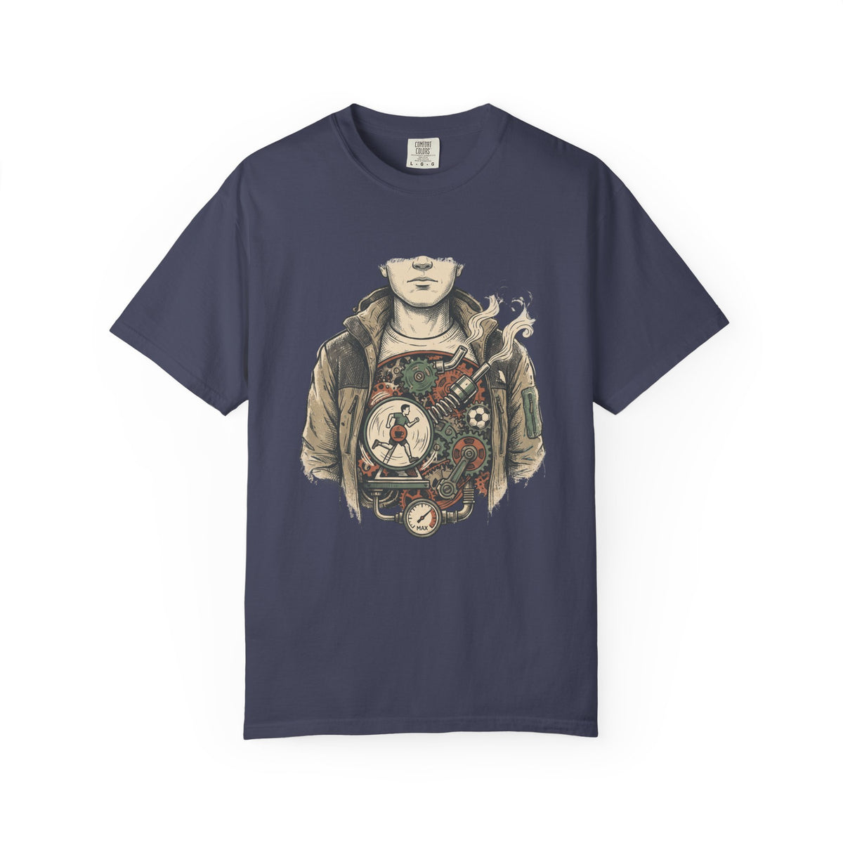 Calm On The Outside. Pacing On The Inside. Art Graphic T-shirt