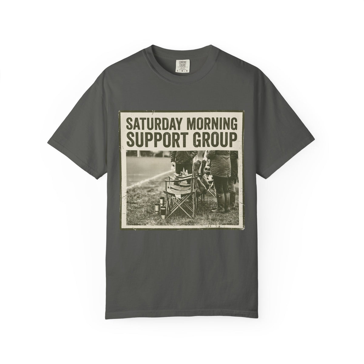 Saturday Morning Support Group Illustrated T-shirt