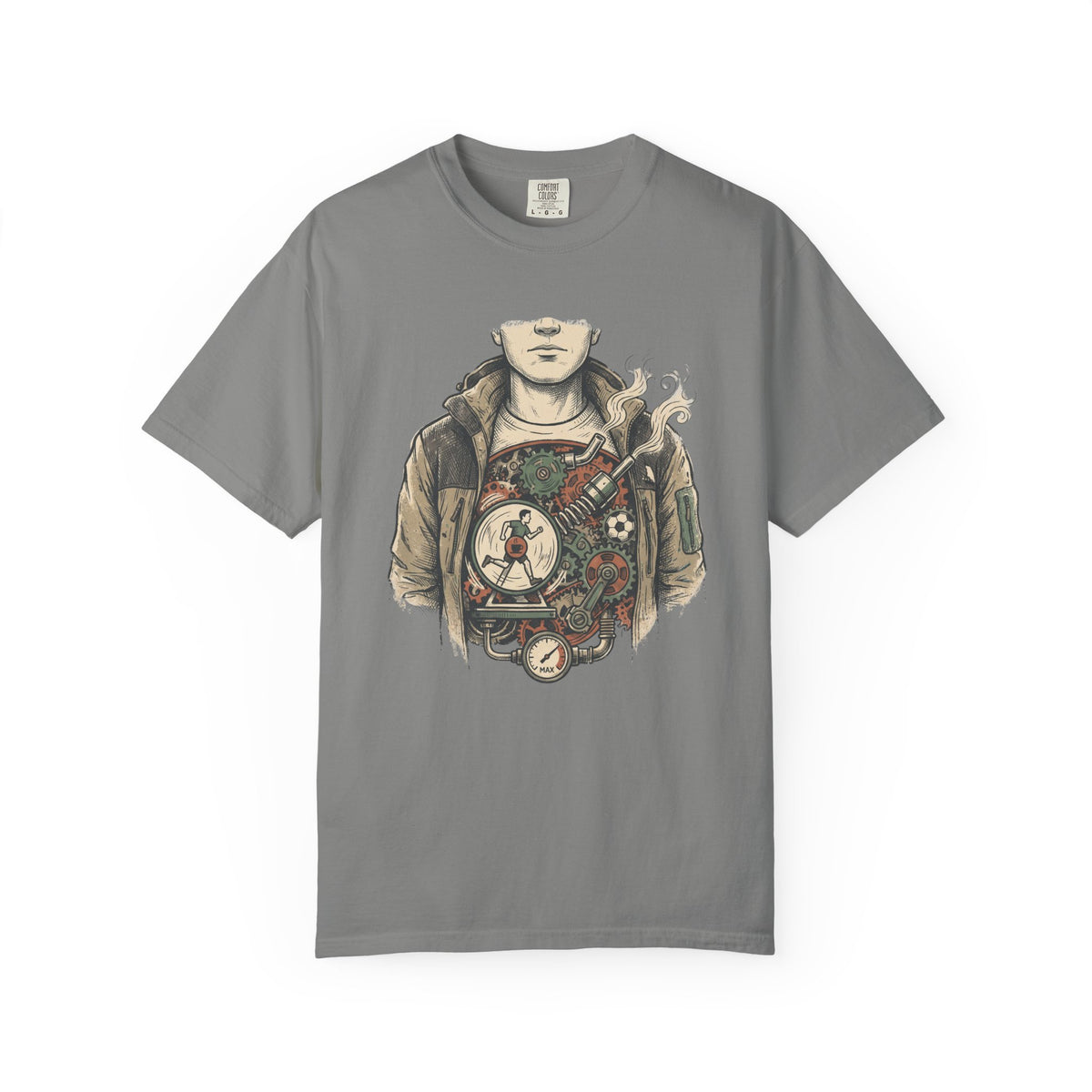 Calm On The Outside. Pacing On The Inside. Art Graphic T-shirt