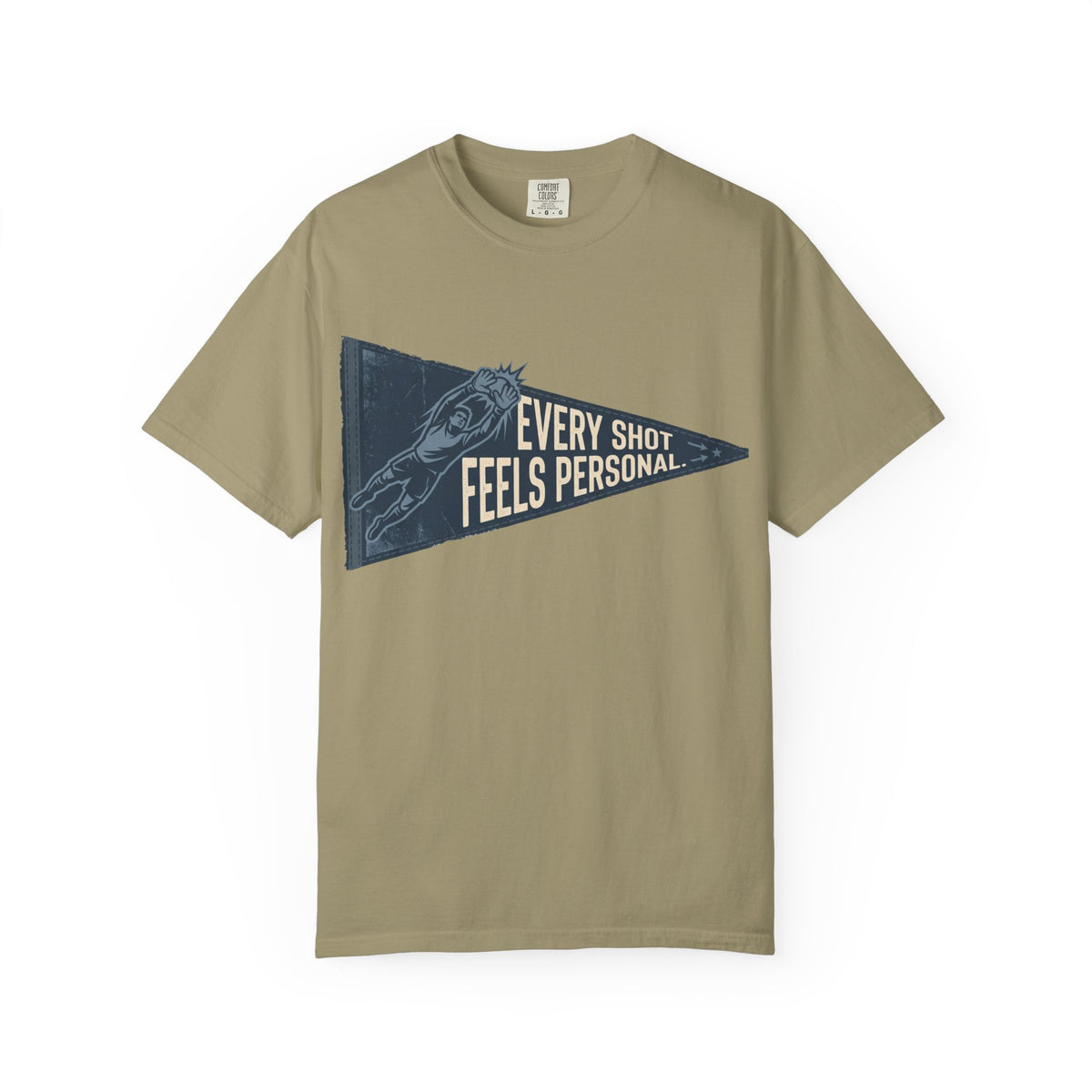 Every Shot Feels Personal. Illustrated T-shirt
