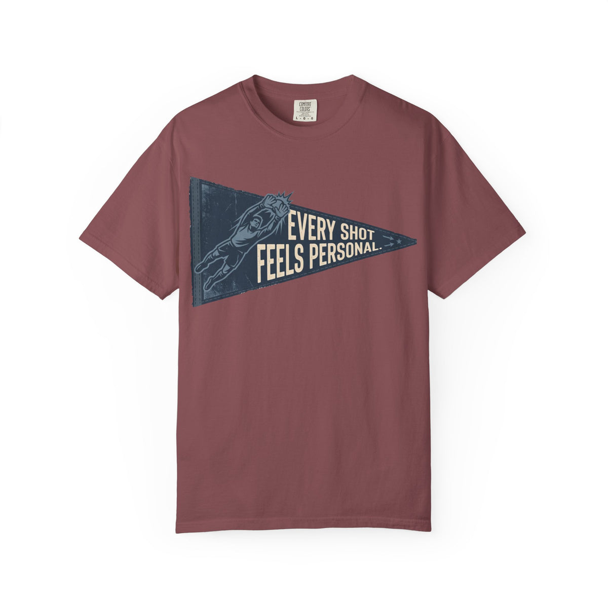Every Shot Feels Personal. Illustrated T-shirt