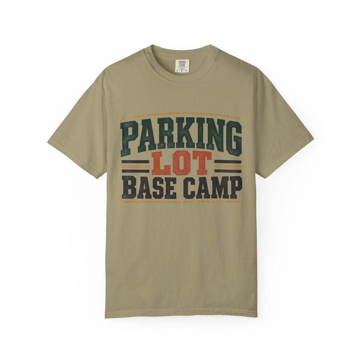 Parking Lot Base Camp Typography T-shirt
