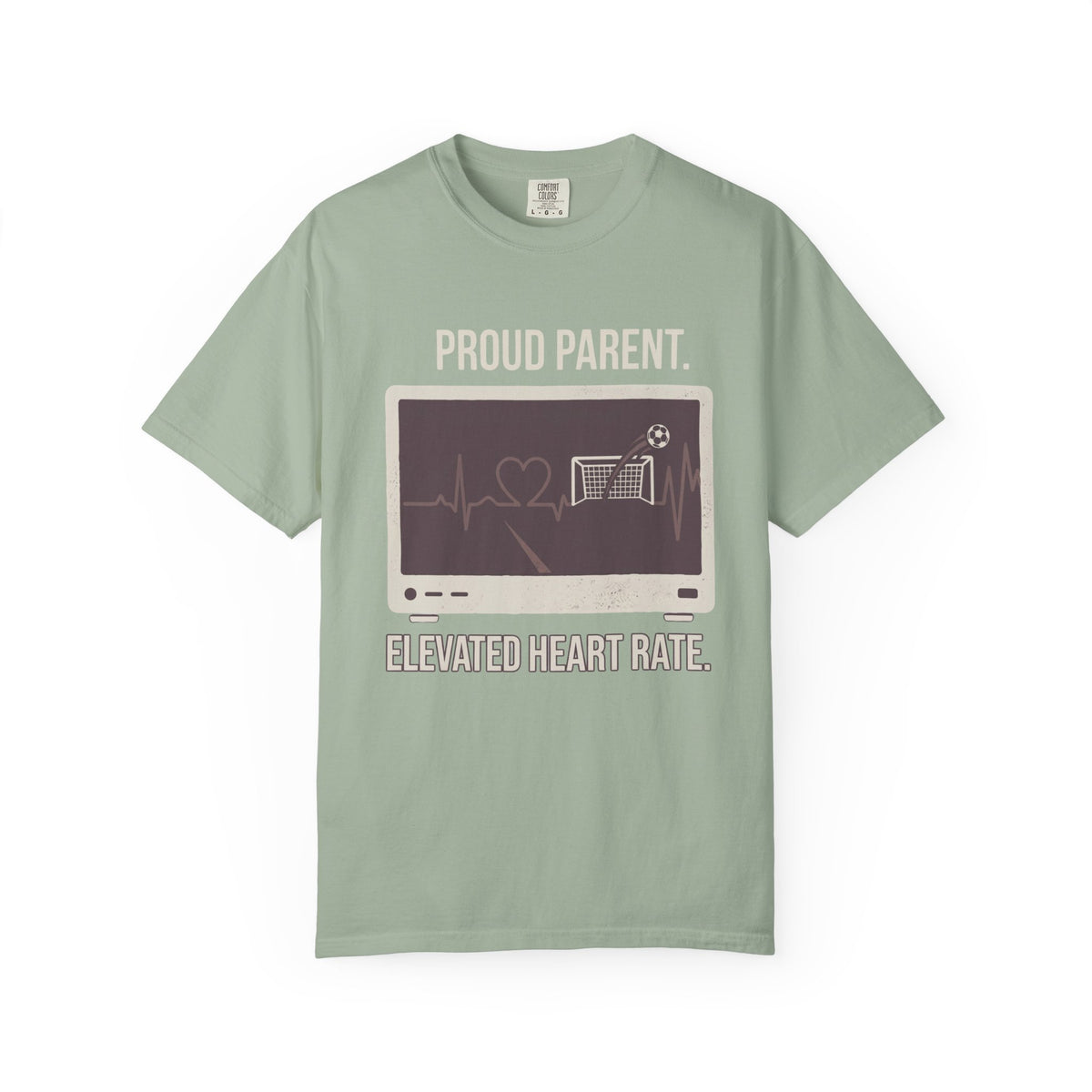 Proud Parent. Elevated Heart Rate. Illustrated T-shirt