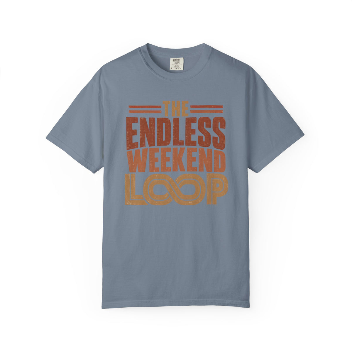 The Endless Weekend Loop Typography T-shirt