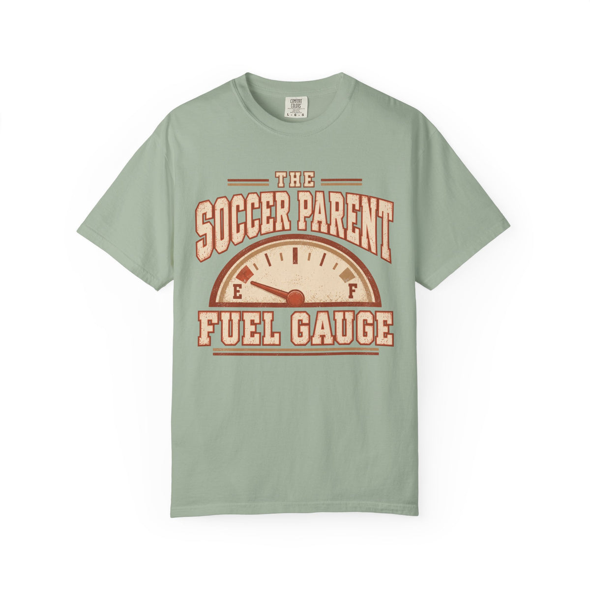 The Soccer Parent Fuel Gauge Illustrated T-shirt