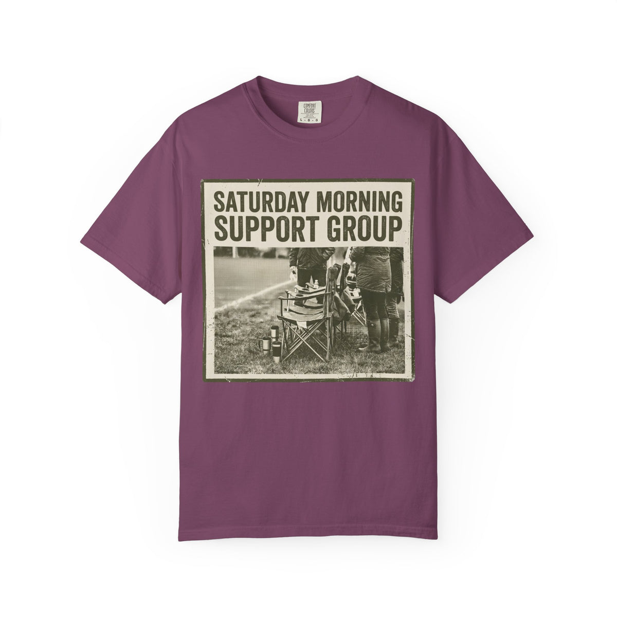 Saturday Morning Support Group Illustrated T-shirt