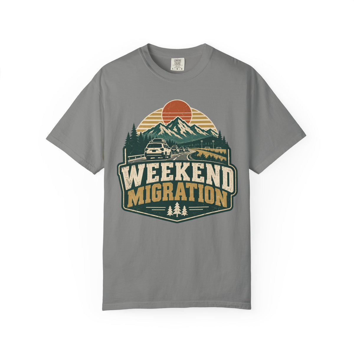 Weekend Migration Illustrated T-shirt