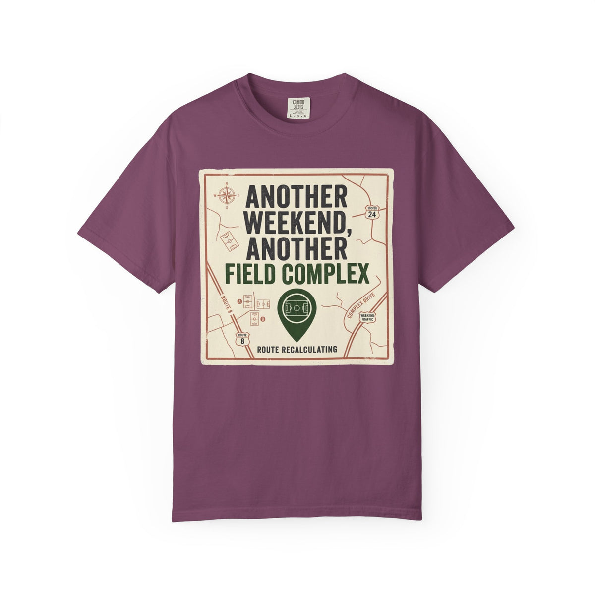 Another Weekend, Another Field Complex Illustrated T-shirt