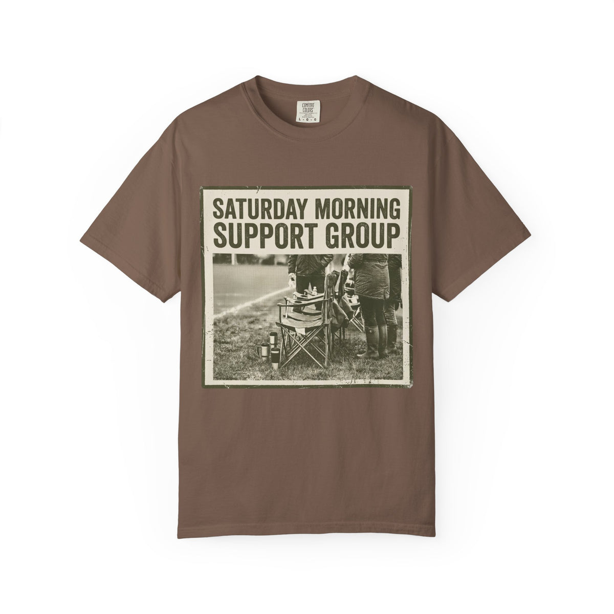 Saturday Morning Support Group Illustrated T-shirt