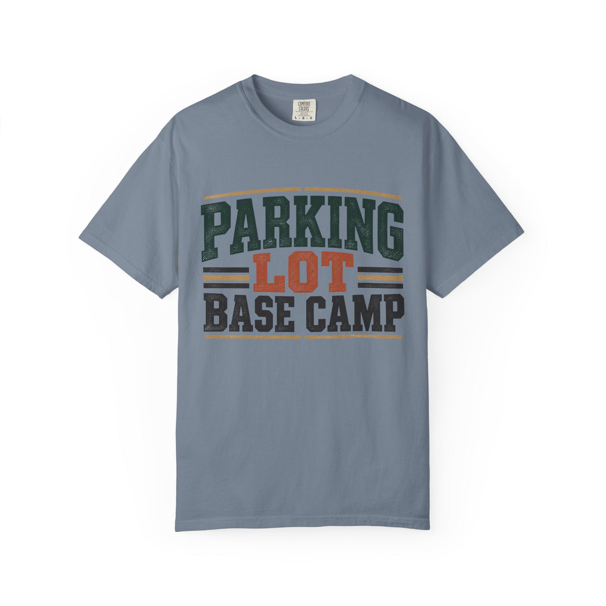 Parking Lot Base Camp Typography T-shirt