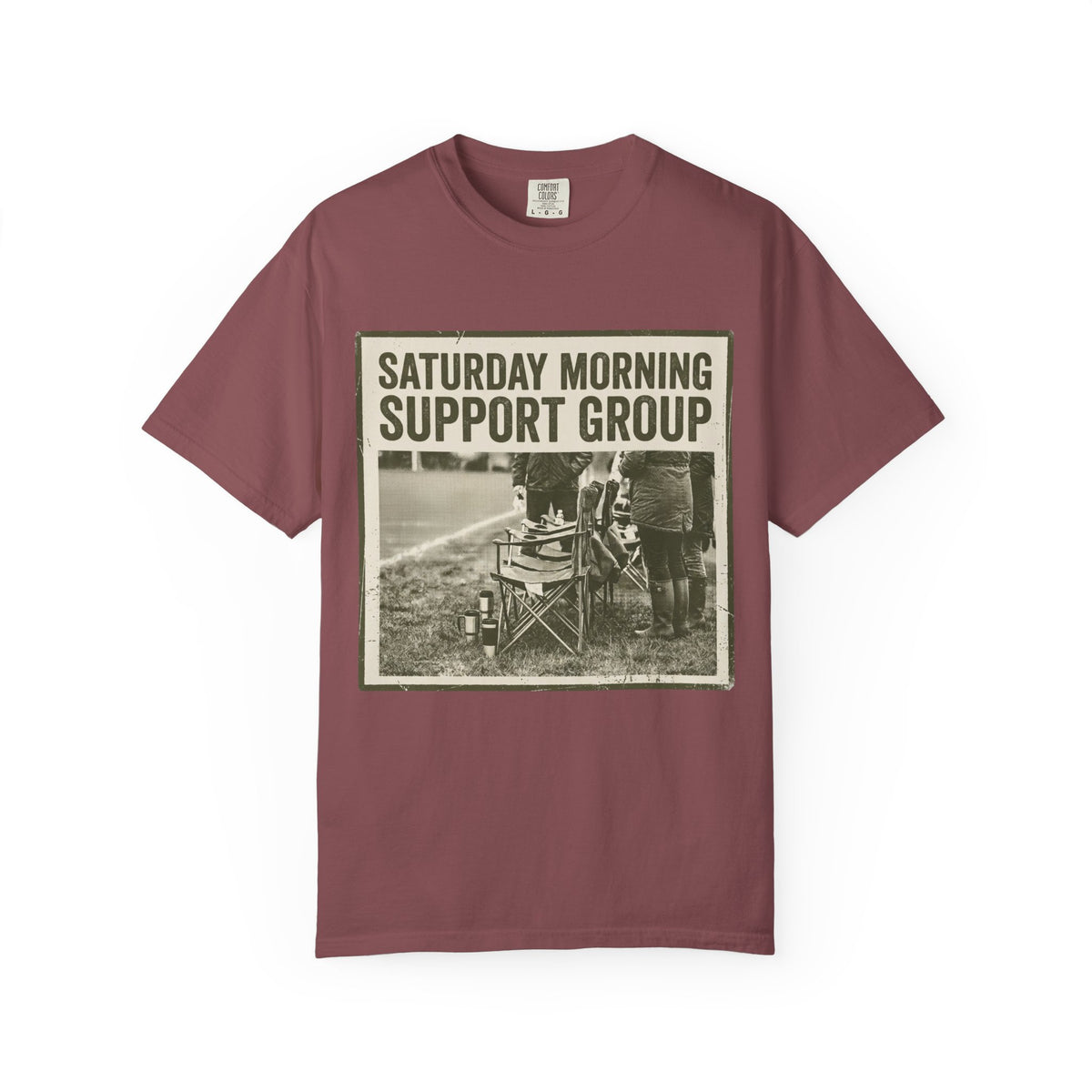 Saturday Morning Support Group Illustrated T-shirt