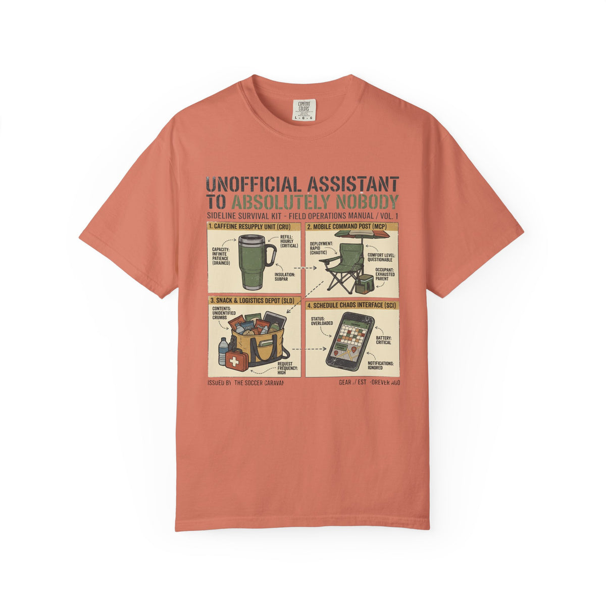 Unofficial Assistant To Absolutely Nobody Field Guide T-shirt