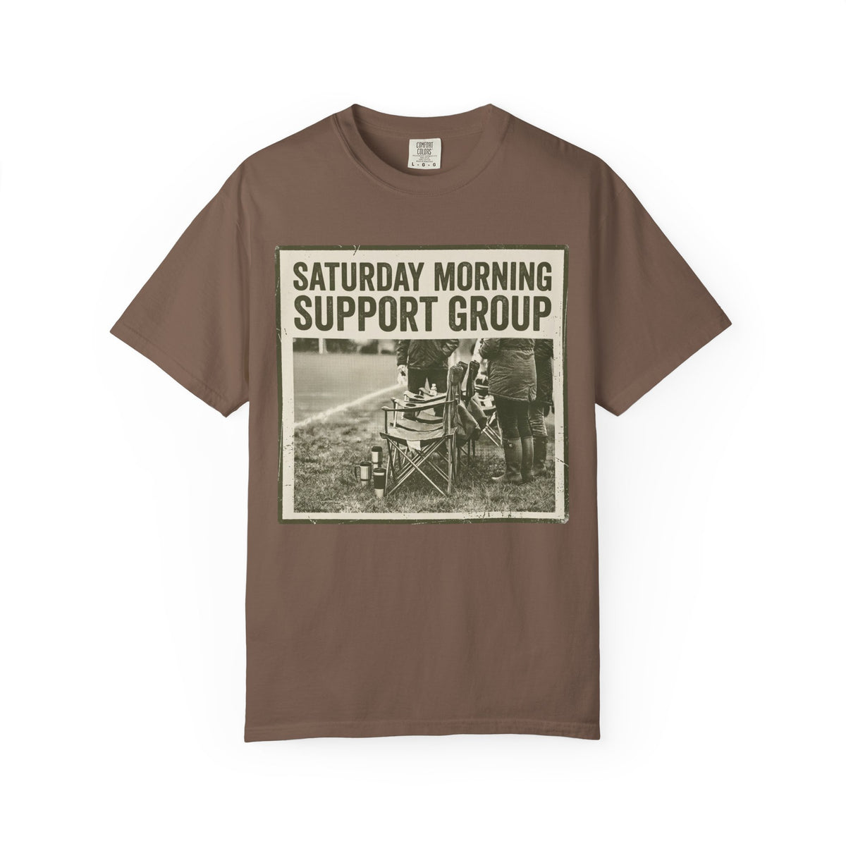 Saturday Morning Support Group Illustrated T-shirt