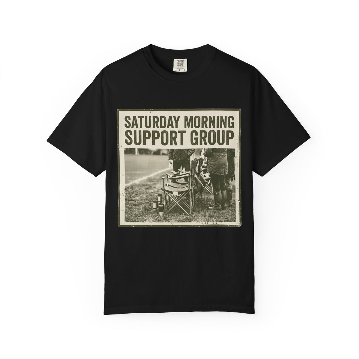 Saturday Morning Support Group Illustrated T-shirt