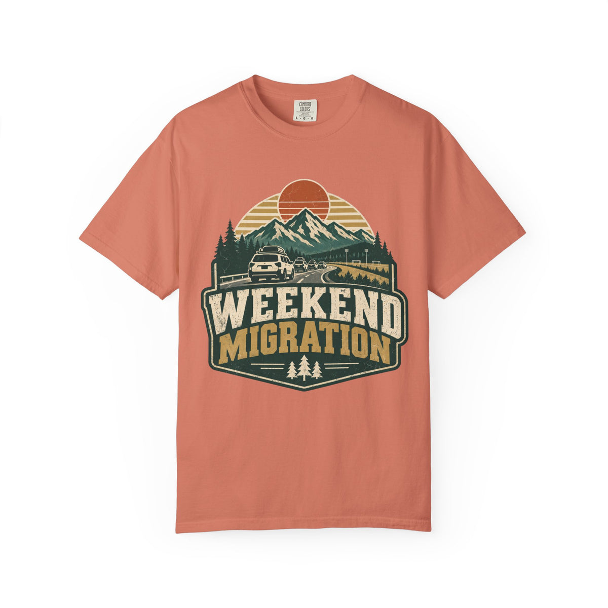 Weekend Migration Illustrated T-shirt