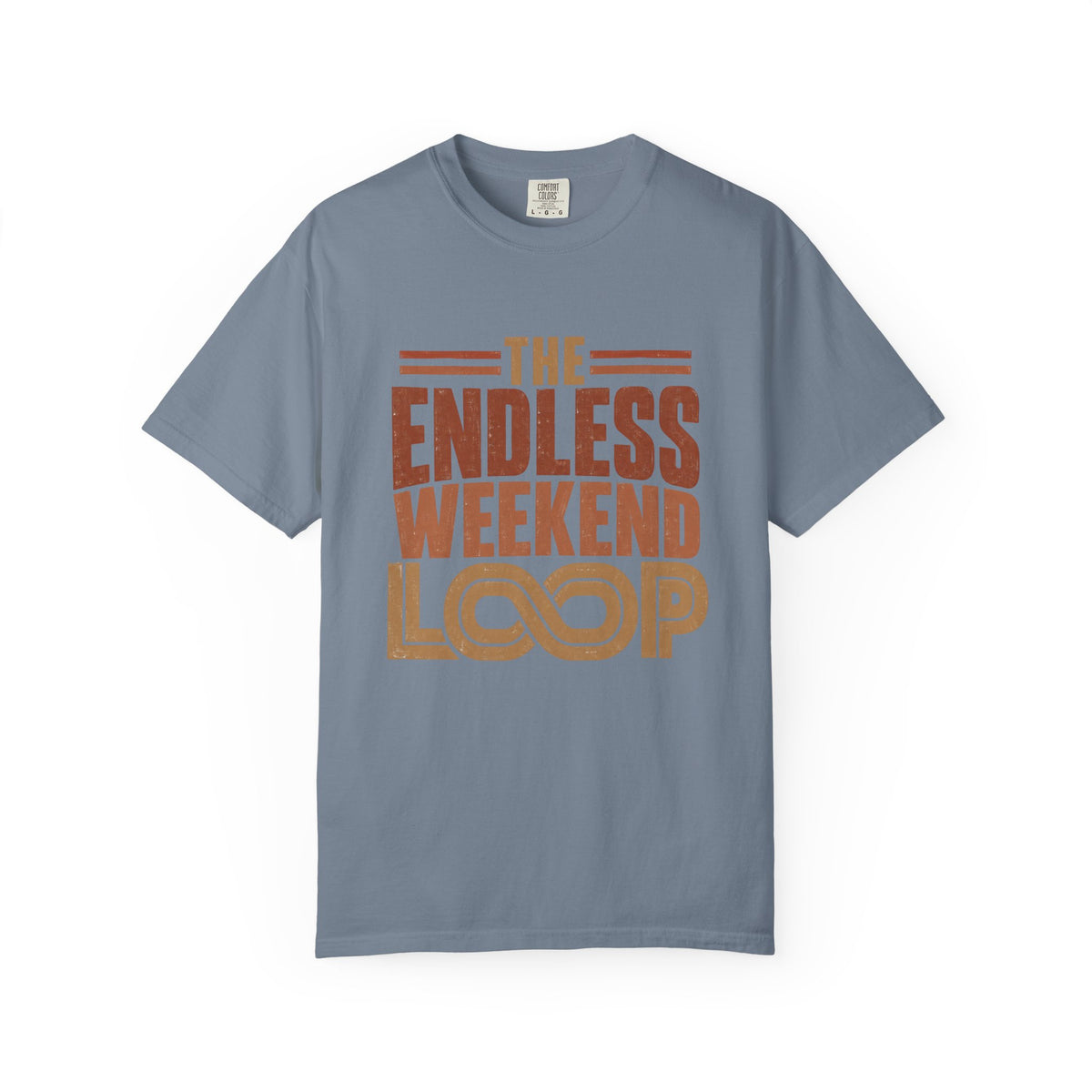 The Endless Weekend Loop Typography T-shirt