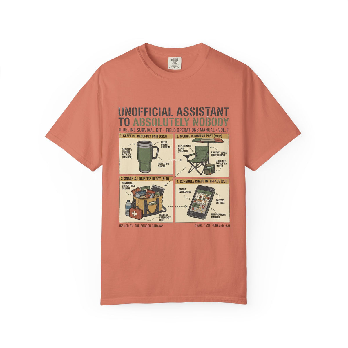 Unofficial Assistant To Absolutely Nobody Field Guide T-shirt