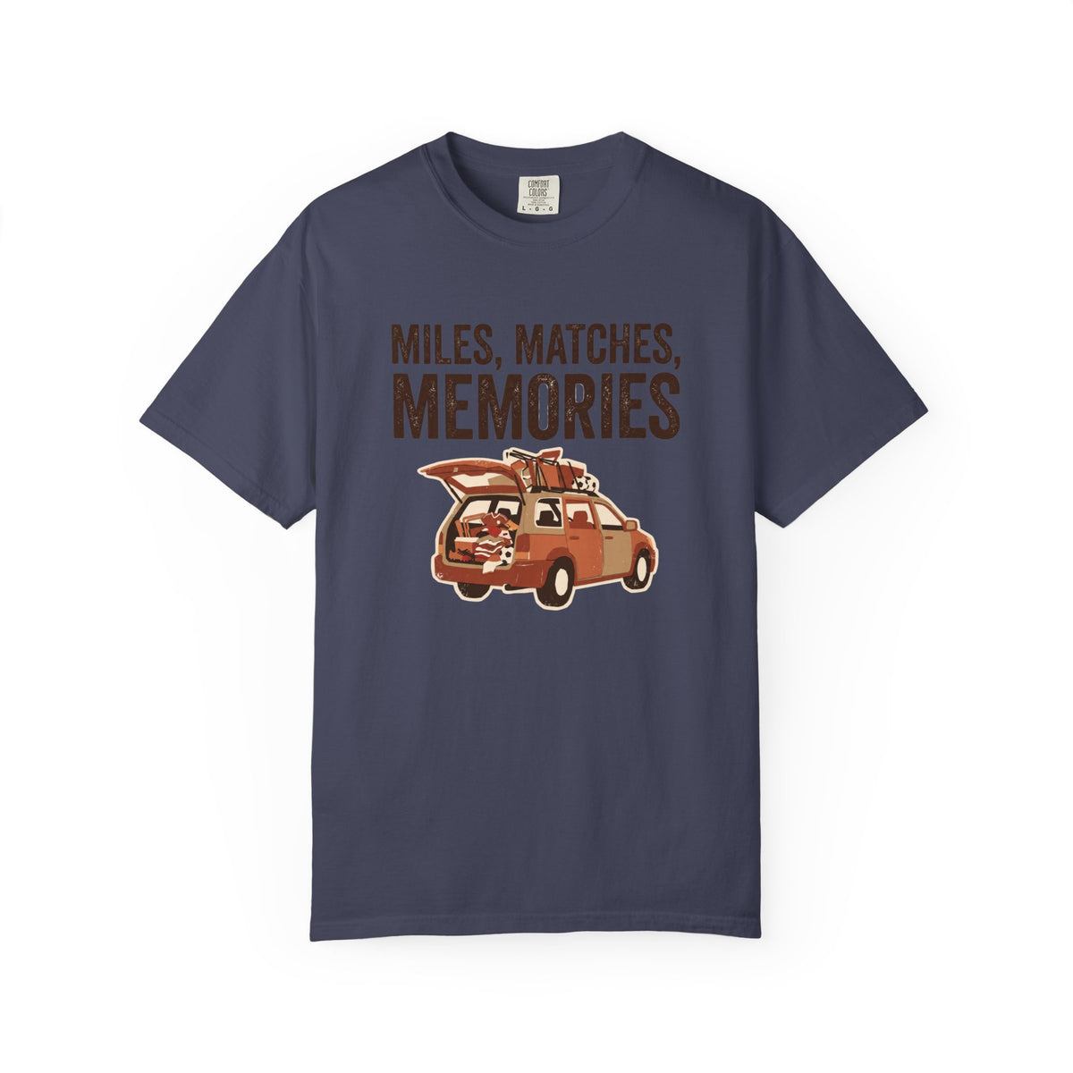 Miles, Matches, Memories Illustrated T-shirt