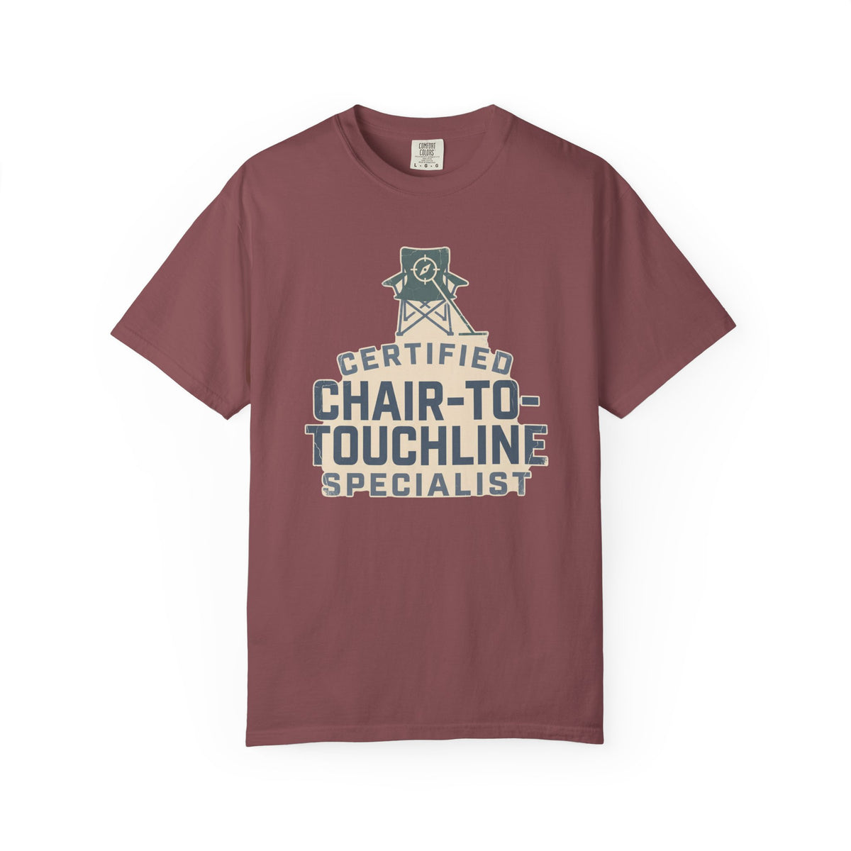 Certified Chair-To-Touchline Specialist Statement T-shirt