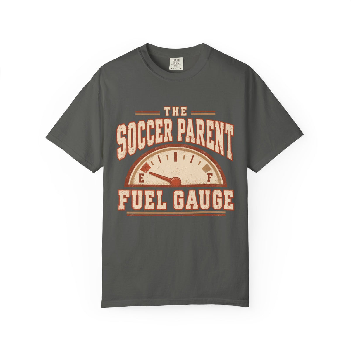 The Soccer Parent Fuel Gauge Illustrated T-shirt