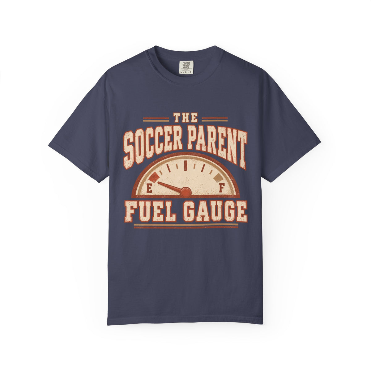 The Soccer Parent Fuel Gauge Illustrated T-shirt