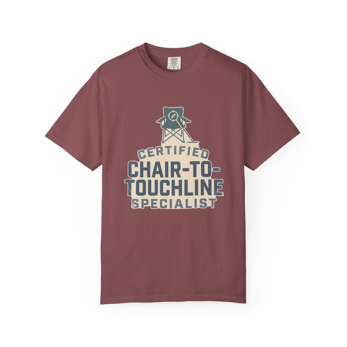 Certified Chair-To-Touchline Specialist Statement T-shirt