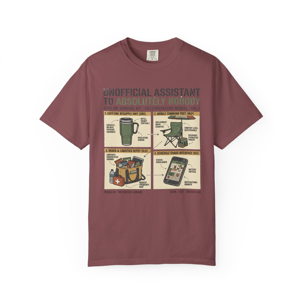 Unofficial Assistant To Absolutely Nobody Field Guide T-shirt