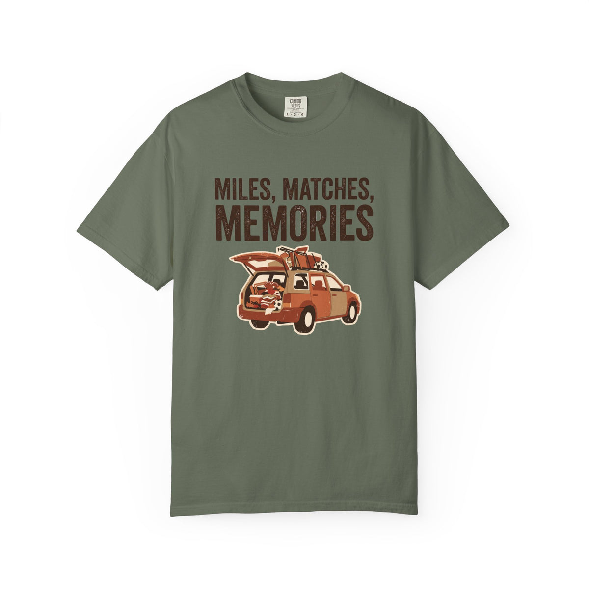 Miles, Matches, Memories Illustrated T-shirt
