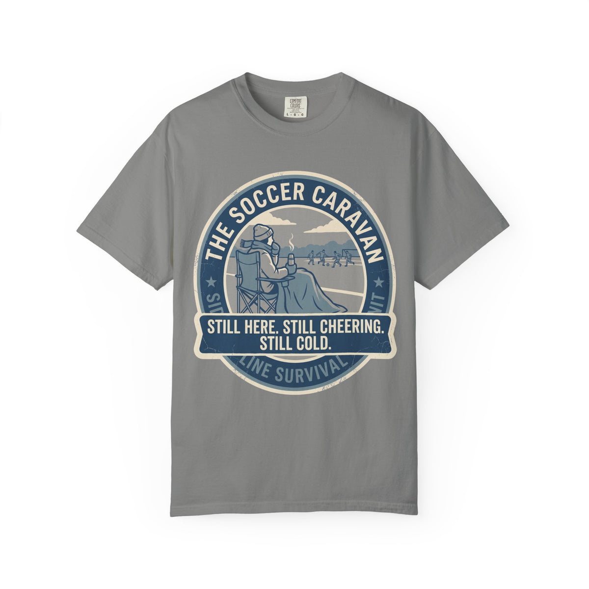 Still Here. Still Cheering. Still Cold. Illustrated T-shirt