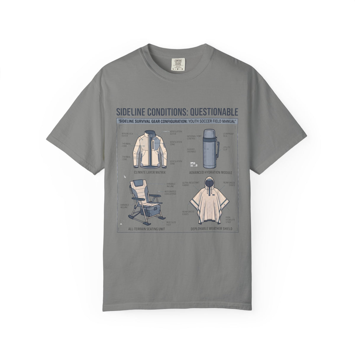 Sideline Conditions: Questionable Field Guide T-shirt