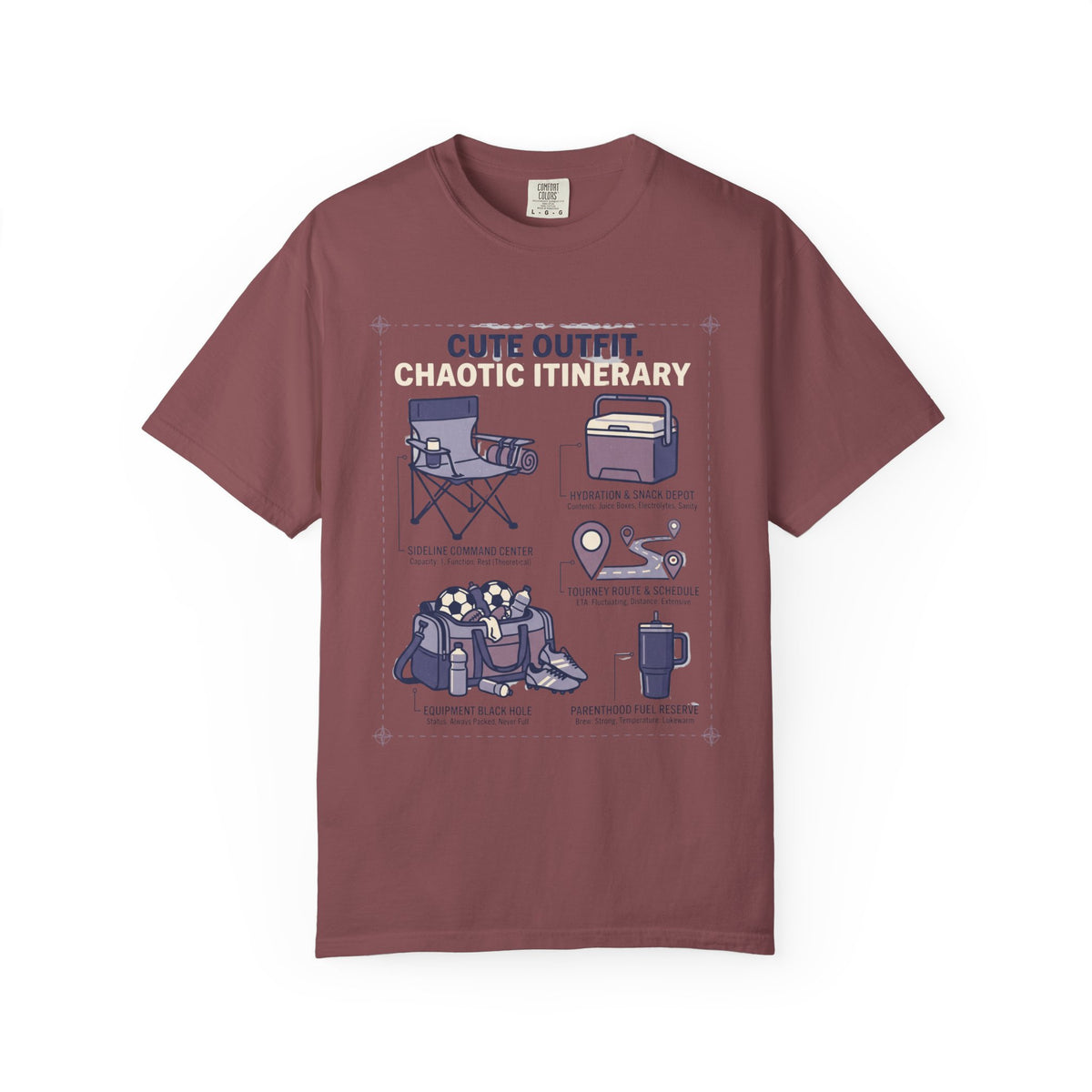 Cute Outfit. Chaotic Itinerary. Field Guide T-shirt