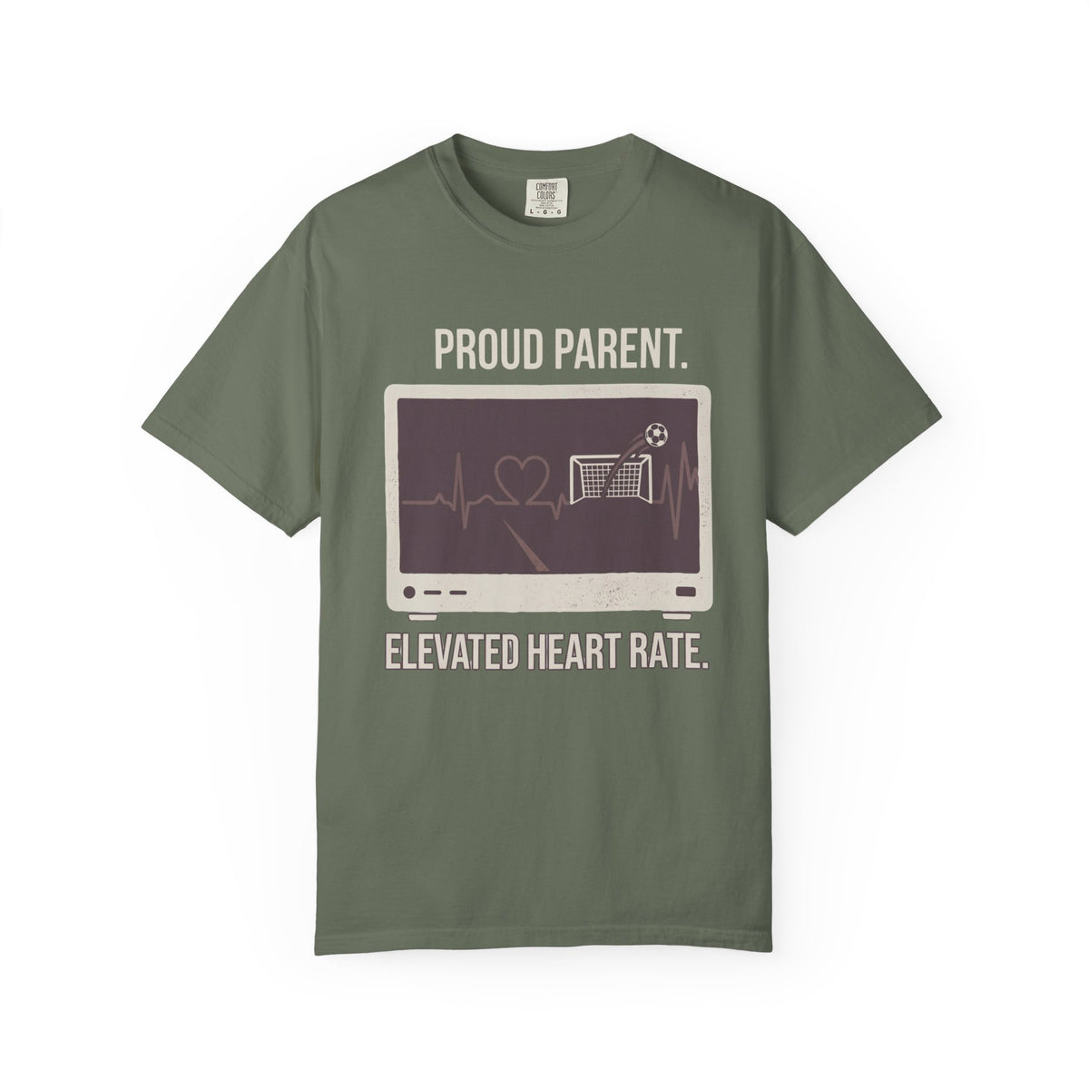 Proud Parent. Elevated Heart Rate. Illustrated T-shirt