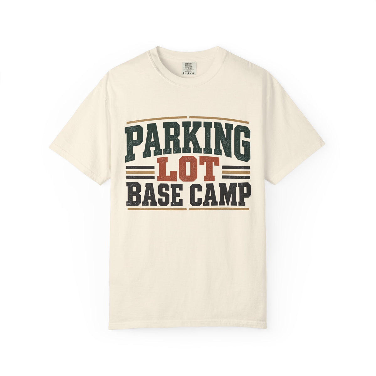 Parking Lot Base Camp Typography T-shirt