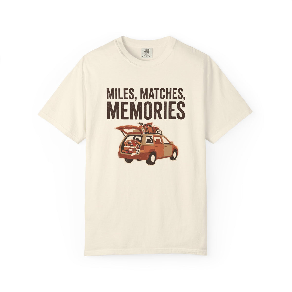Miles, Matches, Memories Illustrated T-shirt