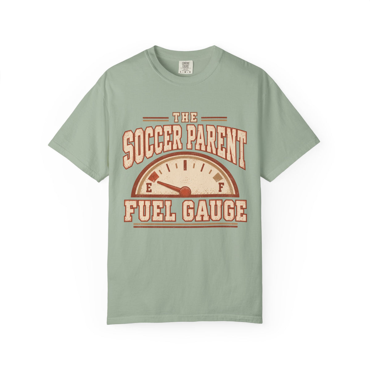 The Soccer Parent Fuel Gauge Illustrated T-shirt