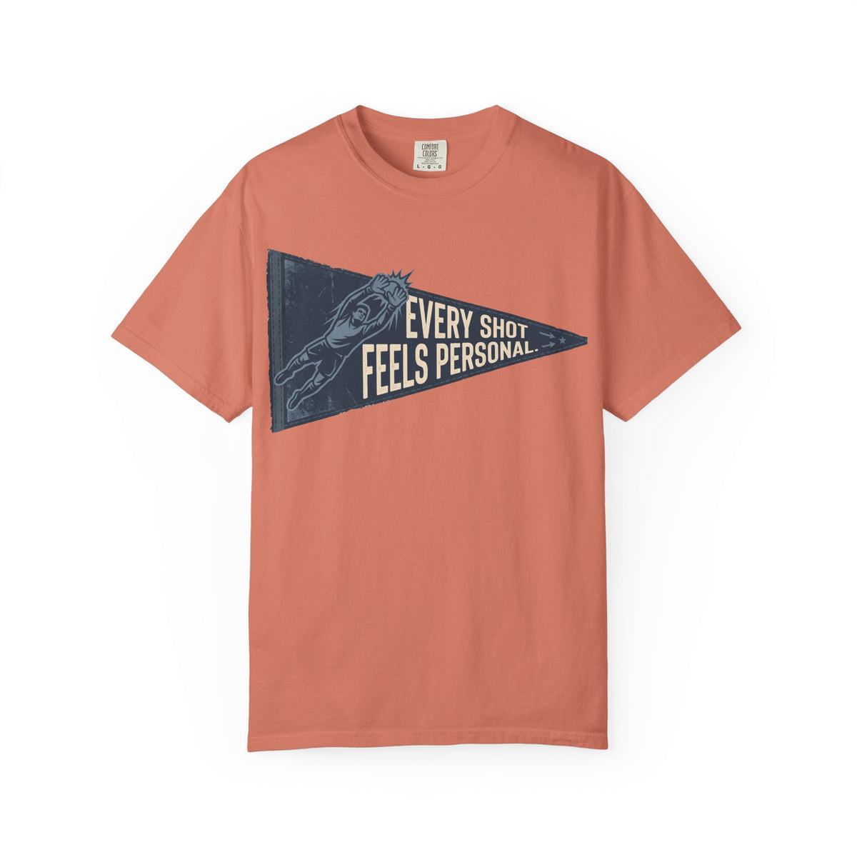 Every Shot Feels Personal. Illustrated T-shirt