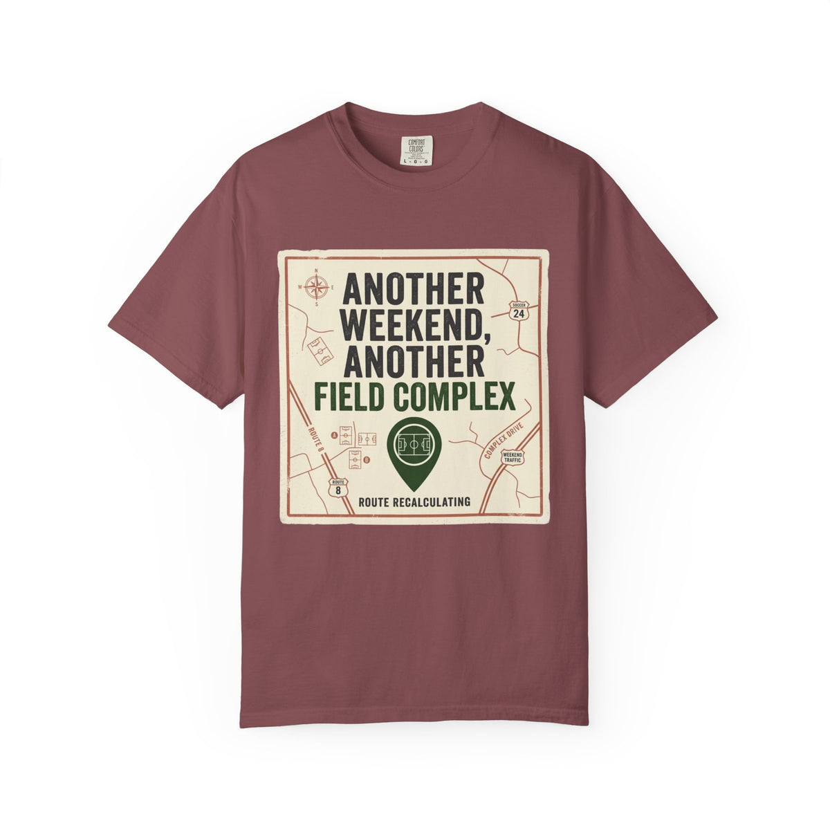 Another Weekend, Another Field Complex Illustrated T-shirt
