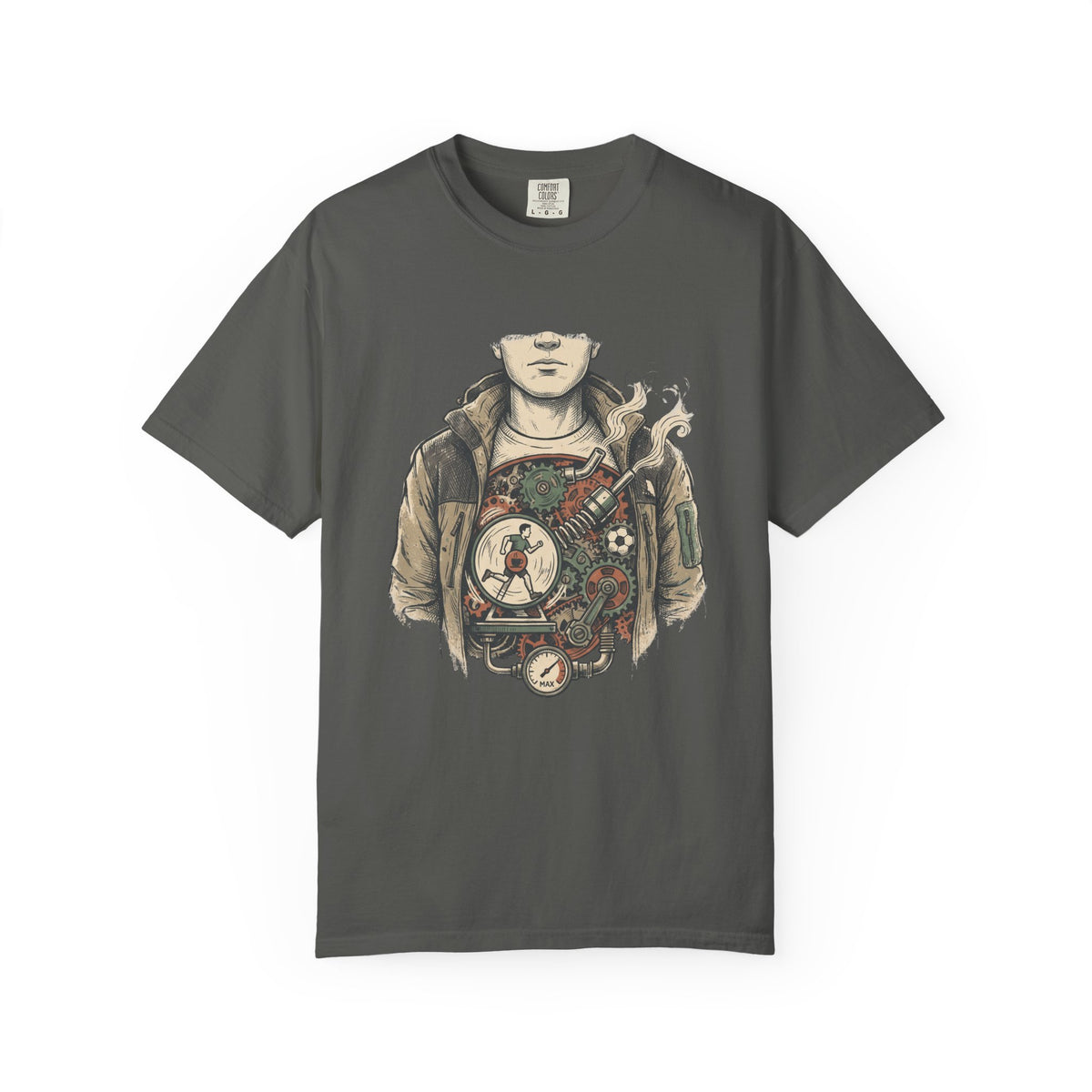 Calm On The Outside. Pacing On The Inside. Art Graphic T-shirt