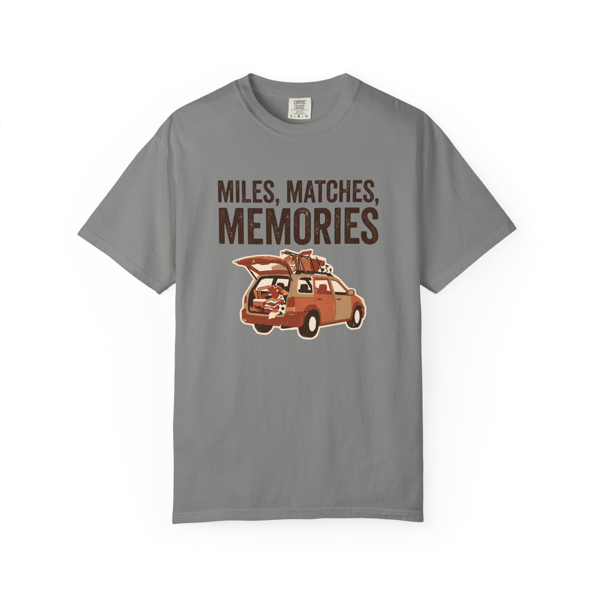 Miles, Matches, Memories Illustrated T-shirt