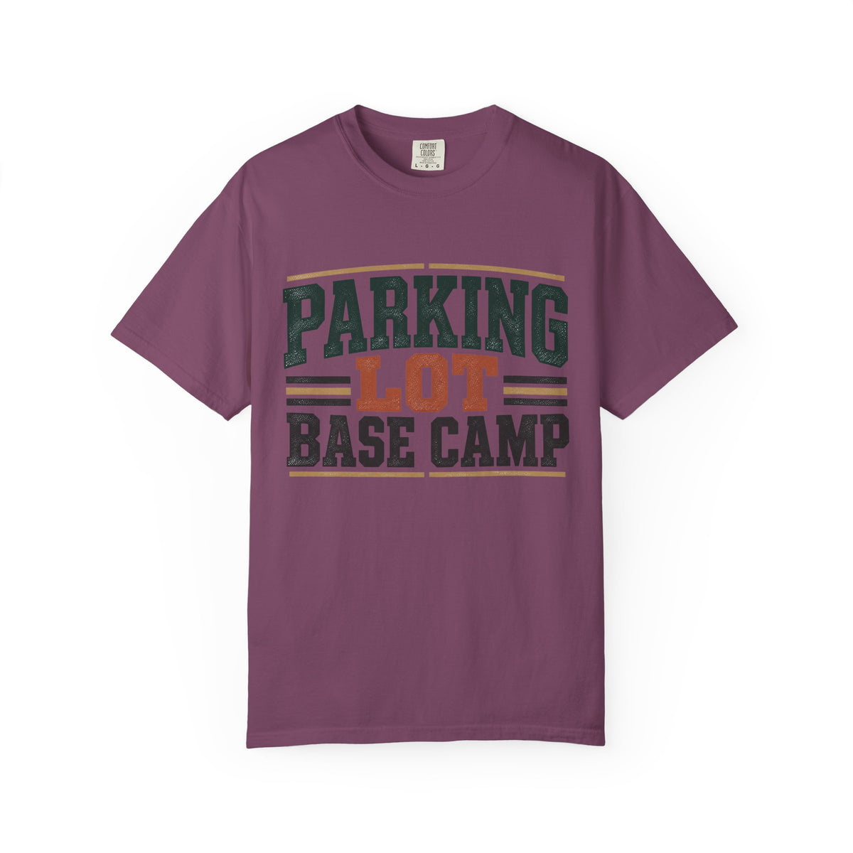 Parking Lot Base Camp Typography T-shirt