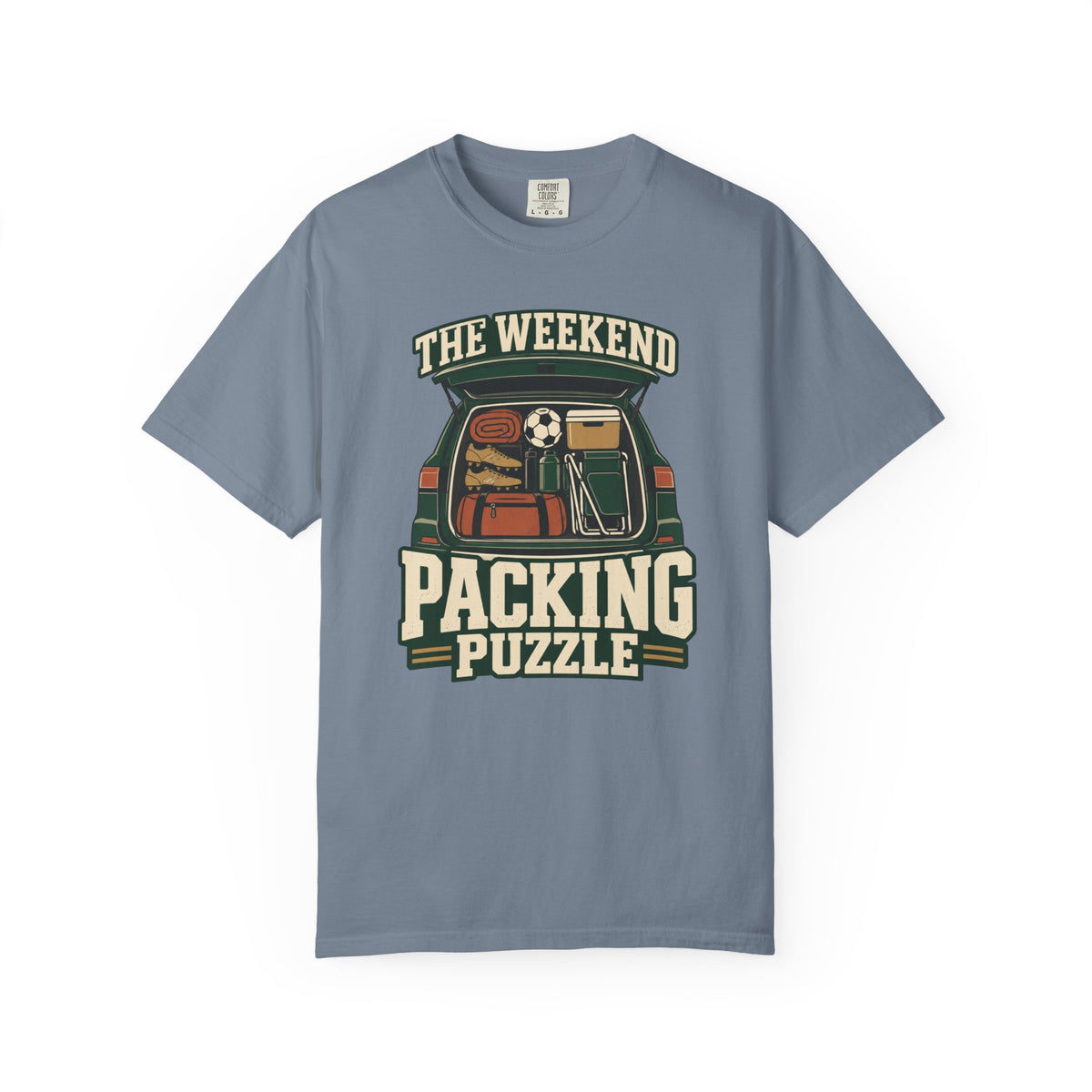 The Weekend Packing Puzzle Illustrated T-shirt