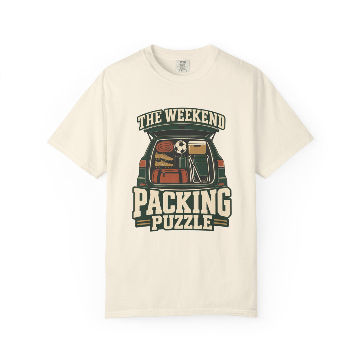 The Weekend Packing Puzzle Illustrated T-shirt